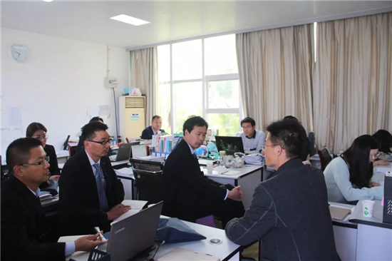 山东济宁泗水育才学校领导老师来淮外观摩交流_翔宇