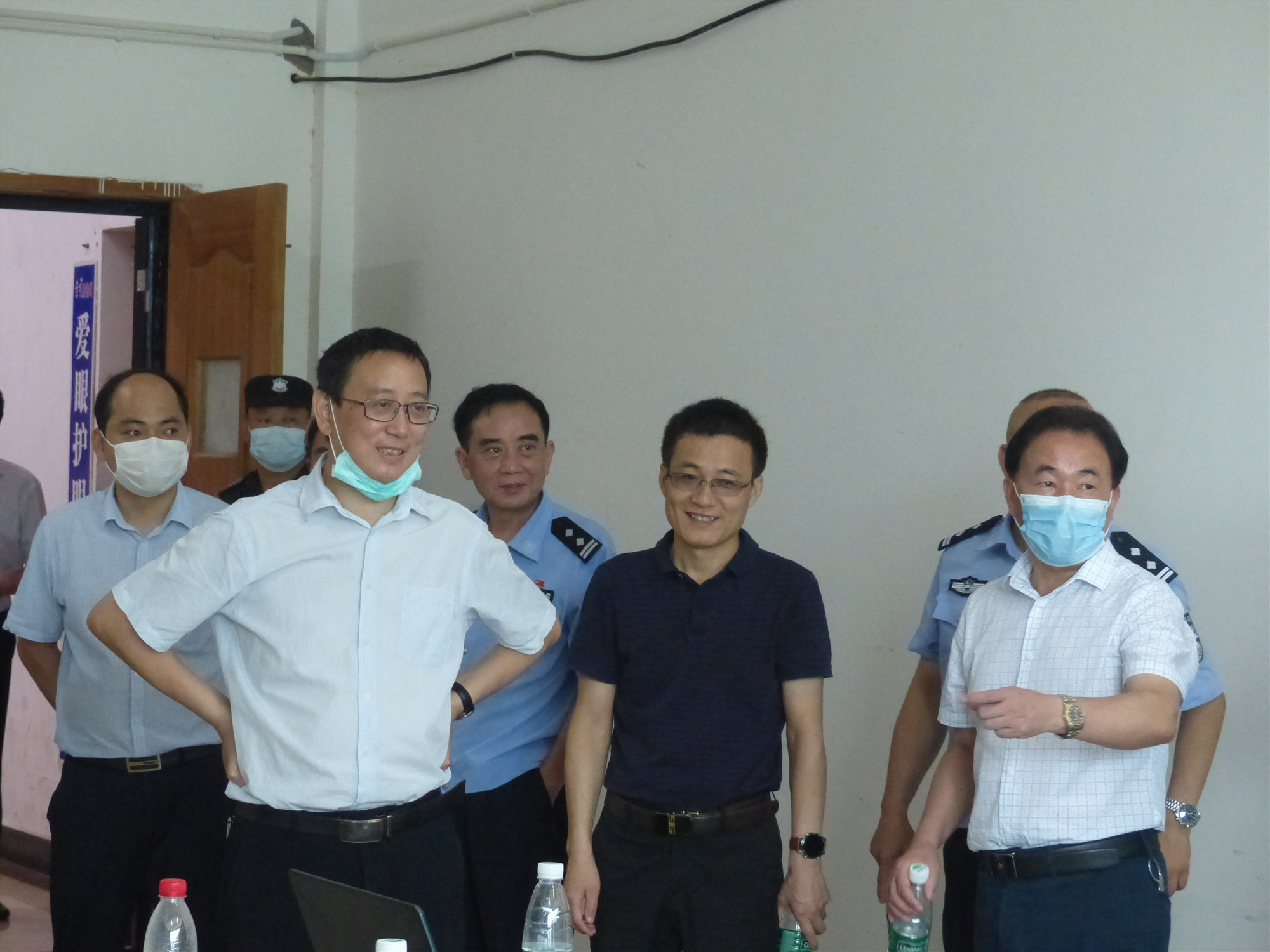 副县长游袤率队到监利中学检查考点准备工作