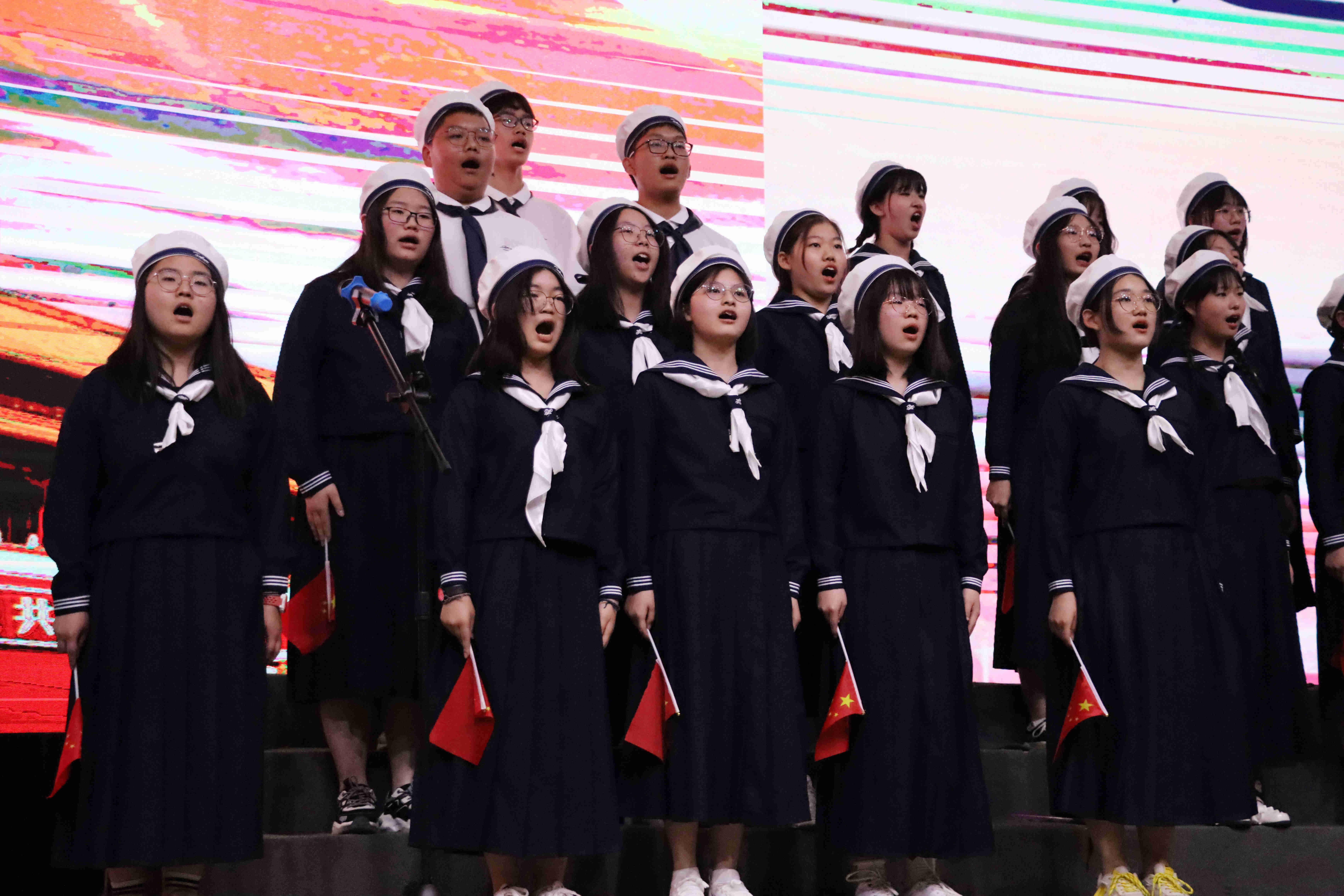 监利中学举行庆祝建党100周年红歌合唱比赛