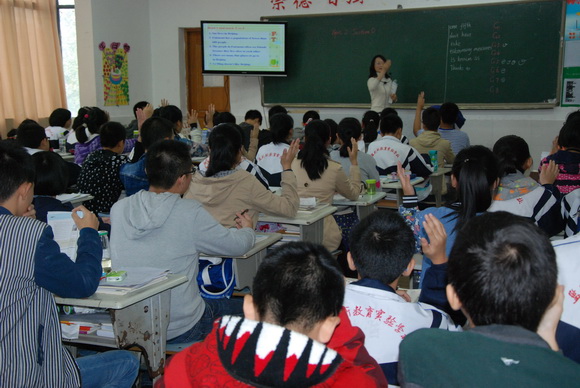 刘月娥主任上课中