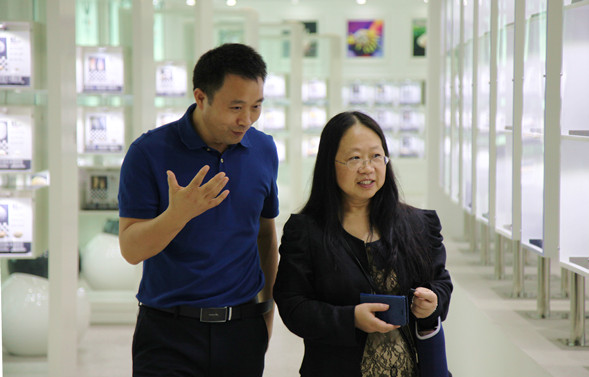 浙江社科联郭华巍等调研翔宇场馆教学