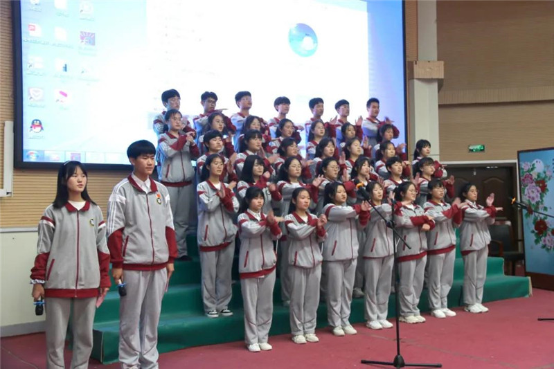 图片[5]-【向党献礼】枣庄十八中高二举行庆祝建党100周年红歌合唱比赛-爱山亭网
