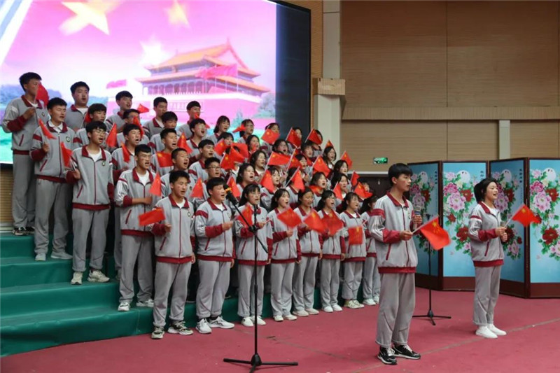 图片[9]-【向党献礼】枣庄十八中高二举行庆祝建党100周年红歌合唱比赛-爱山亭网