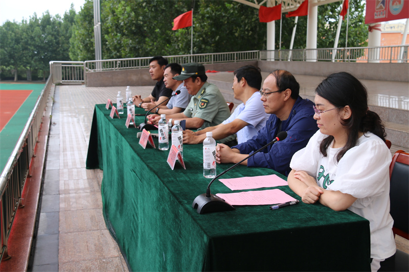 图片[26]-枣庄十八中举行2021级新生军训闭营仪式-爱山亭网