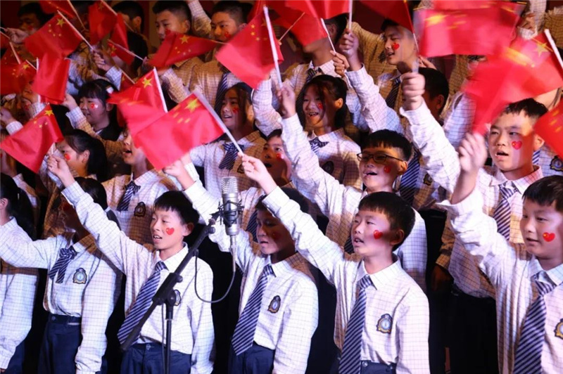 图片[5]-枣庄翔宇中学：“致敬百年梦，鸾心向党鸣”庆国庆歌咏比赛-爱山亭网