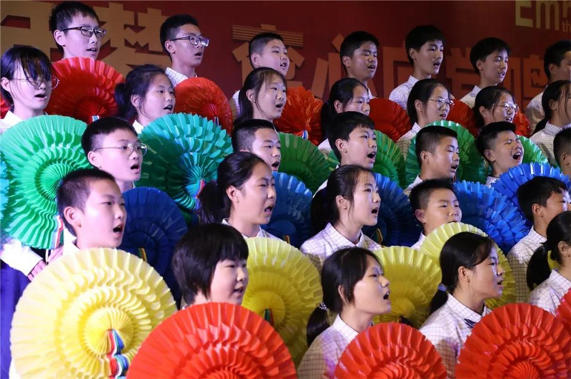 图片[7]-枣庄翔宇中学：“致敬百年梦，鸾心向党鸣”庆国庆歌咏比赛-爱山亭网
