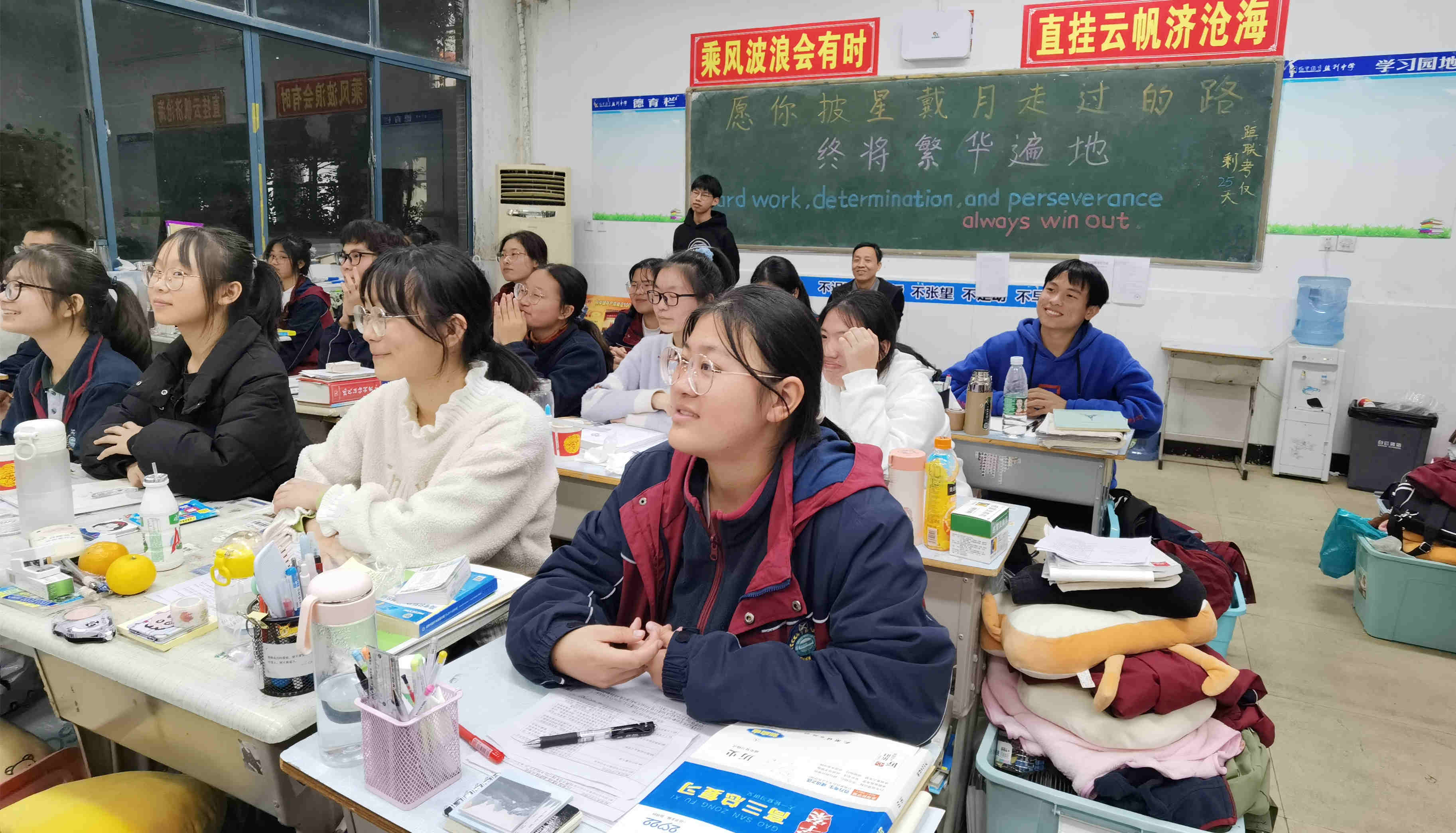 监利中学:全力以赴,激情备考