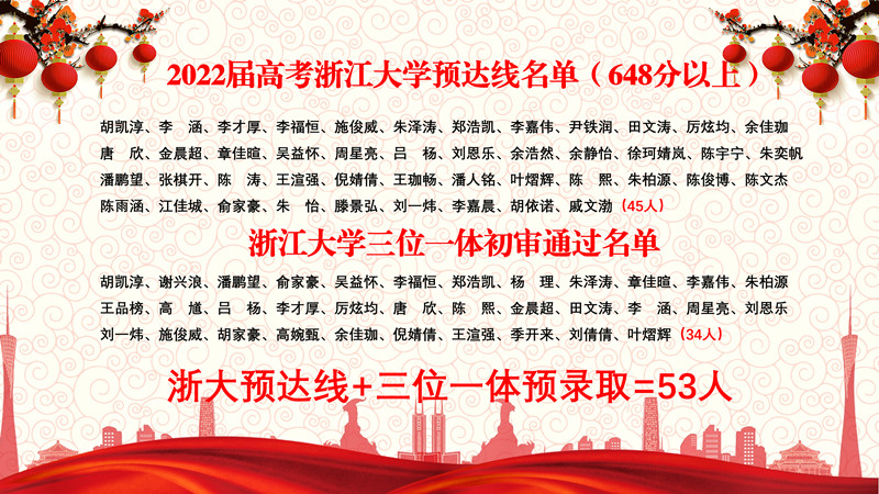 浙大教授进驻温州翔宇中学招生