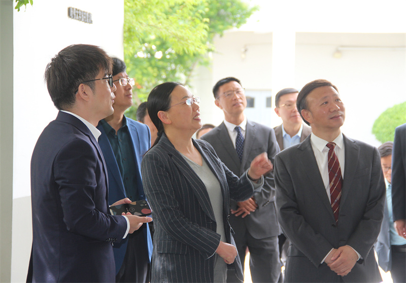 淮安区副区长陈祖敏调研淮外