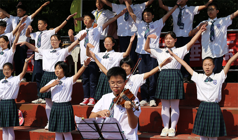 淮外举行新学期开学典礼